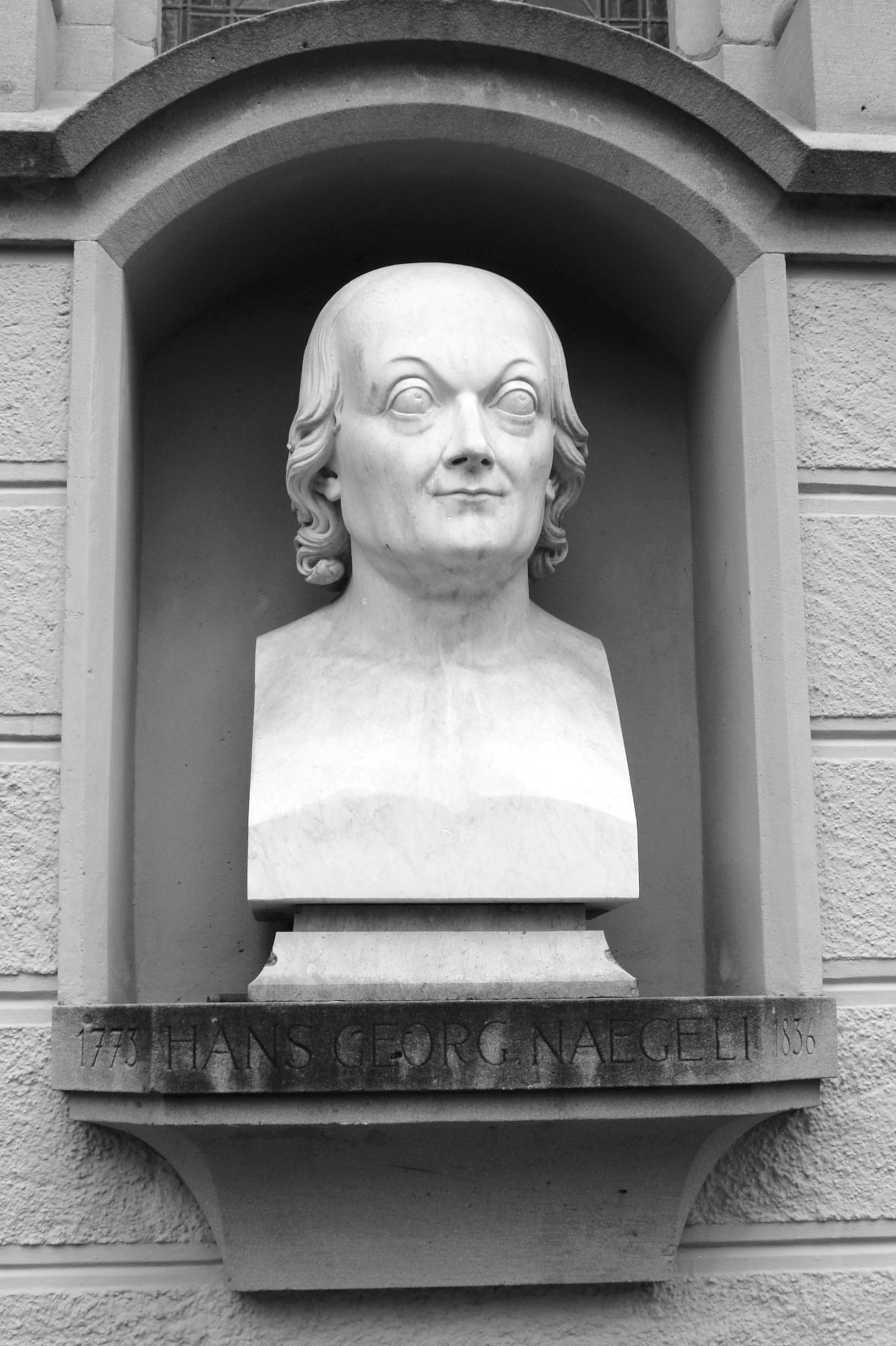 Hans Georg Nägeli – Büste Reformierte Kirche Wetzikon